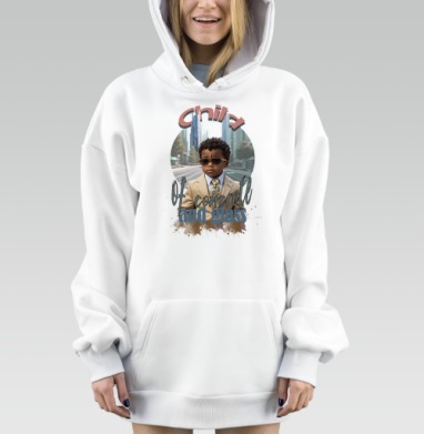 Городской отпрыск, Hoodie Mjhigh Dig, оверсайз, утепленная