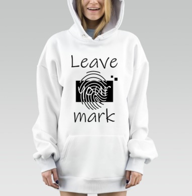 Цифровая личная идентичность монохромный акцент на черном фоне, Hoodie Mjhigh Dig, оверсайз, утепленная