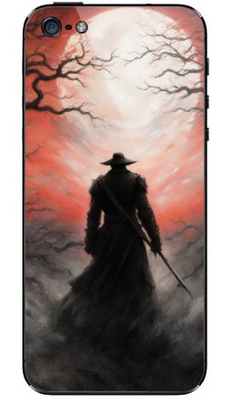 Одинокий воин под кровавой луной - Виниловые наклейки на iPhone 5 - купить в Москве, страница 3