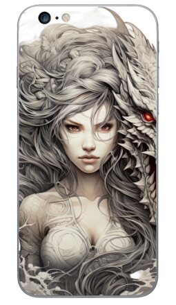 Аллегорический портрет женщины и дракона - Виниловые наклейки на iPhone 6 plus - купить в Москве, страница 8