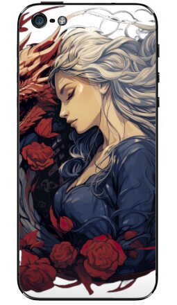 Дракон и Красавица: Гармония Сил и Красоты - Виниловые наклейки на iPhone 5 - купить в Москве, страница 9