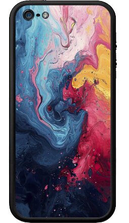 Энергия Цвета: Абстрактный Взрыв Краски Fluid Art - Бампер на iPhone 5, 5S, страница 2