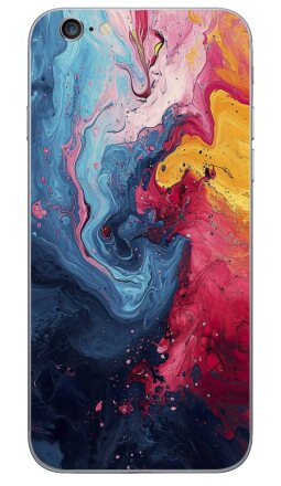 Энергия Цвета: Абстрактный Взрыв Краски Fluid Art - Виниловые наклейки на iPhone 6, 6s - купить в Москве, страница 2