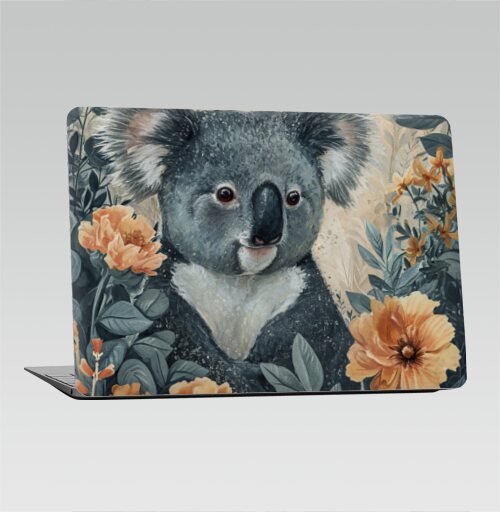 Медитативный портрет коалы в цветах - Наклейки на 2010-2017 – Macbook Air, страница 5