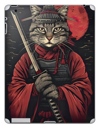 Самурай кот - Наклейки на iPad, страница 9