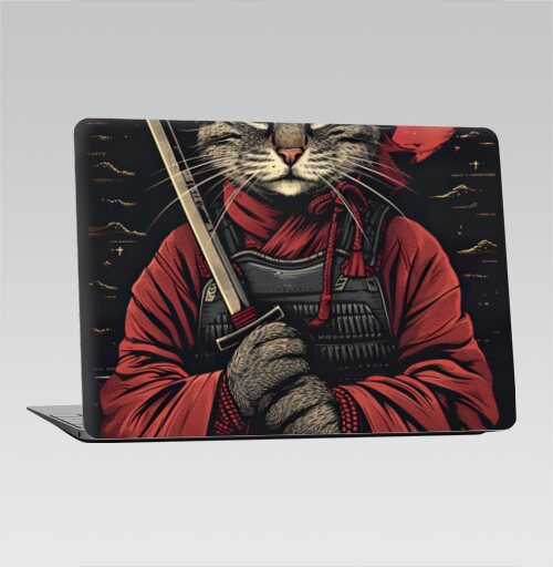 Самурай кот - Наклейки на 2010-2017 – Macbook Air, страница 8