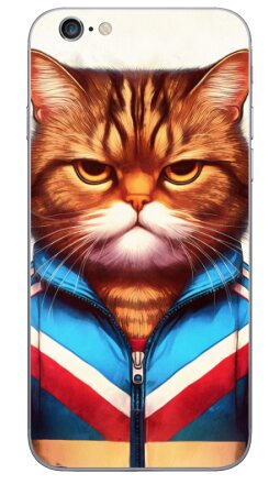 Хмурый кот в спортивном костюме - Виниловые наклейки на iPhone 6, 6s - купить в Москве, страница 2