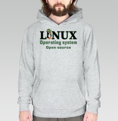 Linux операционная система открытым исходным кодом, Толстовка меланж Regular
