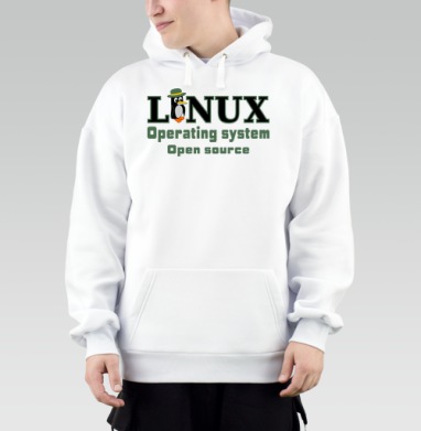Linux операционная система открытым исходным кодом, Толстовка Mjhigh, утепленная