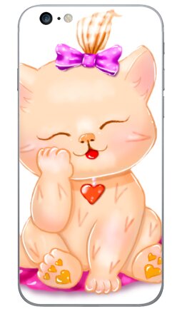 Милая киска котенок - Виниловые наклейки на iPhone 6 plus - купить в Москве, страница 2