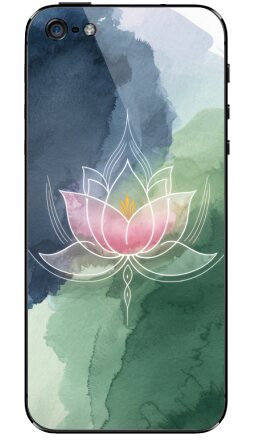 Медитативный Лотос: символ духовного пробуждения - Виниловые наклейки на iPhone 5 - купить в Москве, страница 2