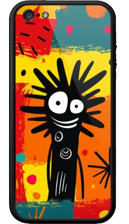 Яркий Неоэкспрессионистский Монстр Радости - Бампер на iPhone 5, 5S, страница 9