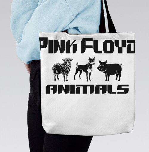 Стильная графика по мотивам альбома Pink Floyd Animals Пинк Флойд Животные - Магазин футболок Wladimir. Дизайнерские принты.