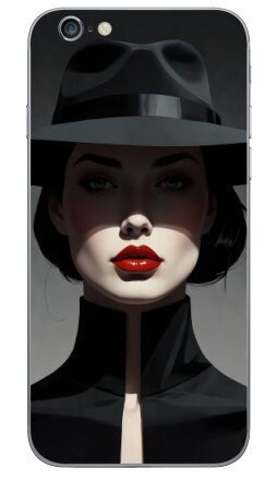 Нуар девушка - Виниловые наклейки на iPhone 6, 6s - купить в Москве
