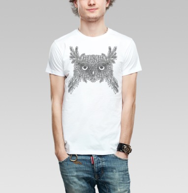OLD OWL / СТАРАЯ СОВА, Футболка мужская Base белая