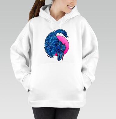 Бойцовая рыбка сиамский петушок - Магазин футболок RayBisson