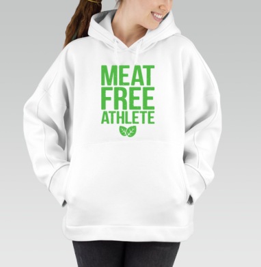 MEAT FREE ATHLETE – Эмблема веган-спортсмена - GO VEGAN!