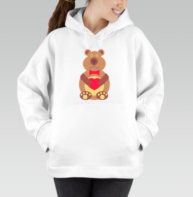 Влюбленный медвежонок -  Толстовки