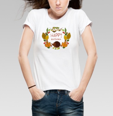 Happy Happy Autumn / Самая счастливая осень - Магазин футболок WhiskyAnimal