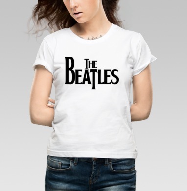 Футболки групп The Beatless, Футболка женская белая 180гр