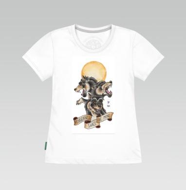 Large_3, Футболка женская белая 180гр
