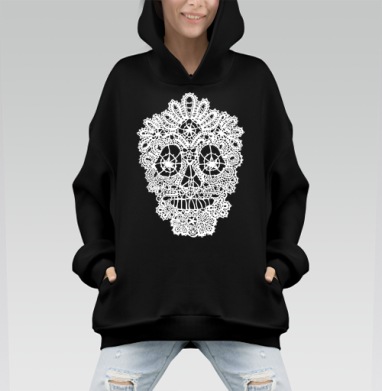 Кружавчики - Hoodie Mono, черная, оверсайз, утепленная, страница 7