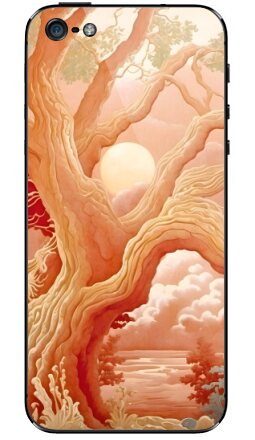 Сюрреалистичное древо жизни в стиле ар-нуво - Виниловые наклейки на iPhone 5 - купить в Москве