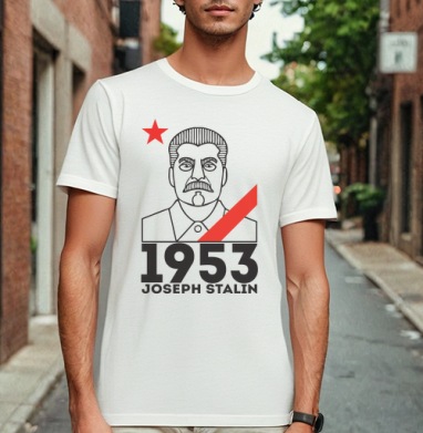 Joseph Stalin 1953, Футболка мужская Base белая