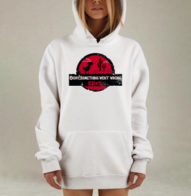 Ироничная пародия эмблемы парка ретро динозавр ошибка интернета, Hoodie Mjhigh Dig, оверсайз, утепленная