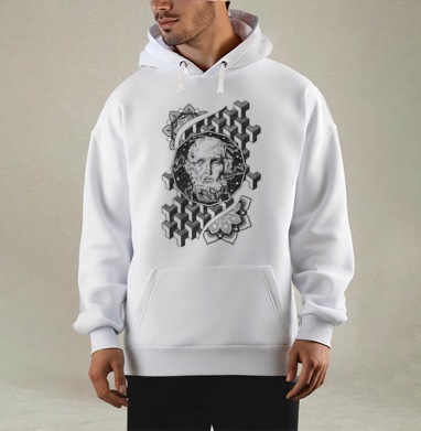 Космический мужик, Толстовка Mjhigh, утепленная