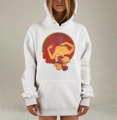 Lilium, Hoodie Mjhigh Dig, оверсайз, утепленная