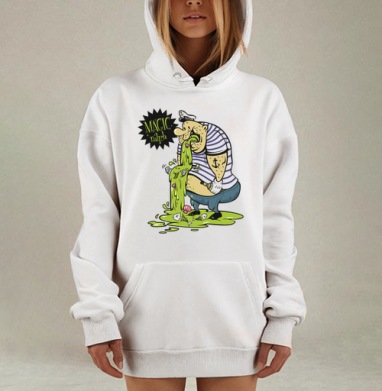 MAGIC RALPH, Hoodie Mjhigh Dig, оверсайз, утепленная