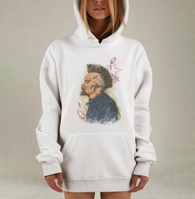 Панкомолот, Hoodie Mjhigh Dig, оверсайз, утепленная