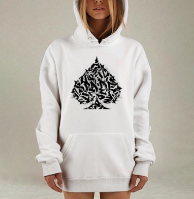 Дерзкая граффити «Пика» из переплетающихся букв, Hoodie Mjhigh Dig, оверсайз, утепленная