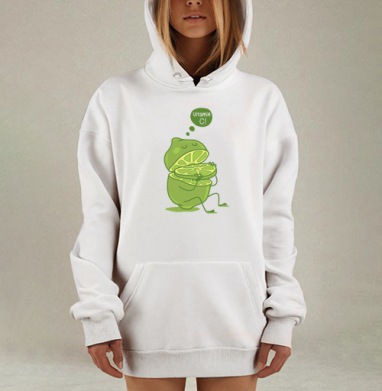 Vitamin c, Hoodie Mjhigh Dig, оверсайз, утепленная