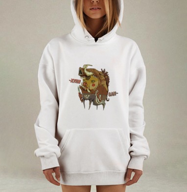 Задиристый уличный хулиган — кабан в спортивном стиле, Hoodie Mjhigh Dig, оверсайз, утепленная