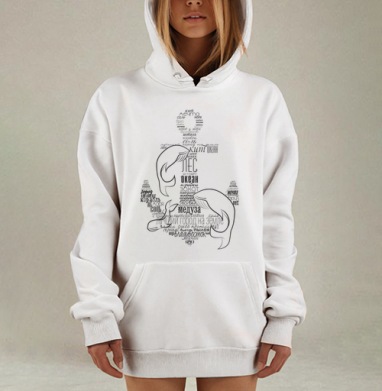 Якорь, Hoodie Mjhigh Dig, оверсайз, утепленная