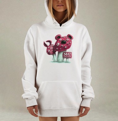 ЗБС!, Hoodie Mjhigh Dig, оверсайз, утепленная