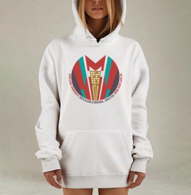 Геометрическая стильная буква М с яркими цветами на фоне mary jane community boys girls original, Hoodie Mjhigh Dig, оверсайз, утепленная
