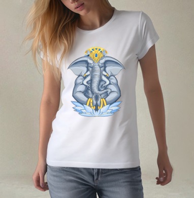 Good Karma, Футболка женская белая 180гр