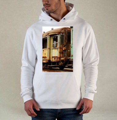 artep_ru___train, Толстовка белая Regular, утепленная