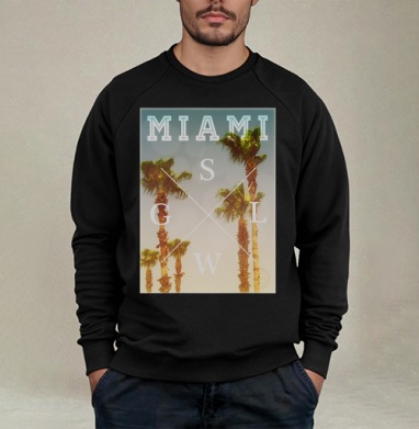 Miami - Свитшот мужской черный петля/начес, страница 12