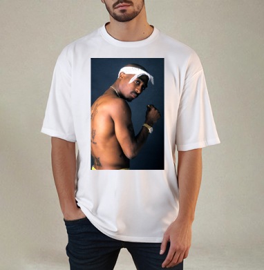 2pac_watches_desktop_1969x3000_wallpaper-285425, Футболка / Мужчинам / Оверсайз / Белая / C принтом