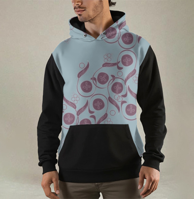 Изящный винтажный растительный орнамент Floral Pattern / Цветочный узор, Толстовка мужская Regular 3D