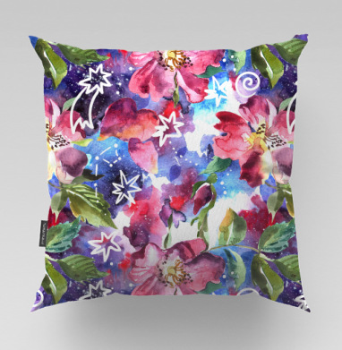 Космос и розы - Steshnikova shop, Подушки