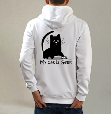 My cat is Geek - Магазин футболок ToyFish - Дизайнерские принты