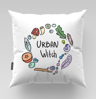 Urban Witch / Городская ведьма - Магазин футболок oixxo - Дизайнерские принты, Подушки