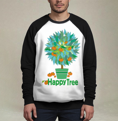Фотография футболки Дерево счастья.Happy tree.Мандариновое дерево