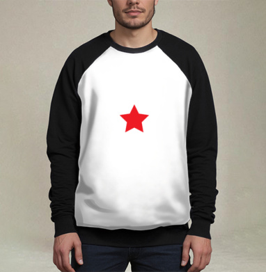 Red star / Красная звезда, Свитшот мужской 3D / хлопок