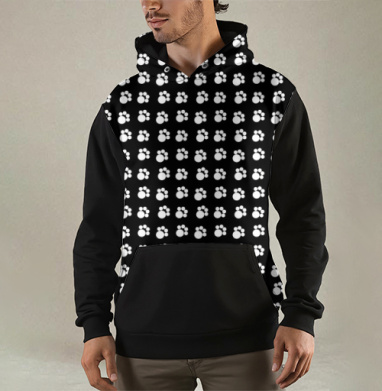 Следы, Толстовка мужская Regular 3D